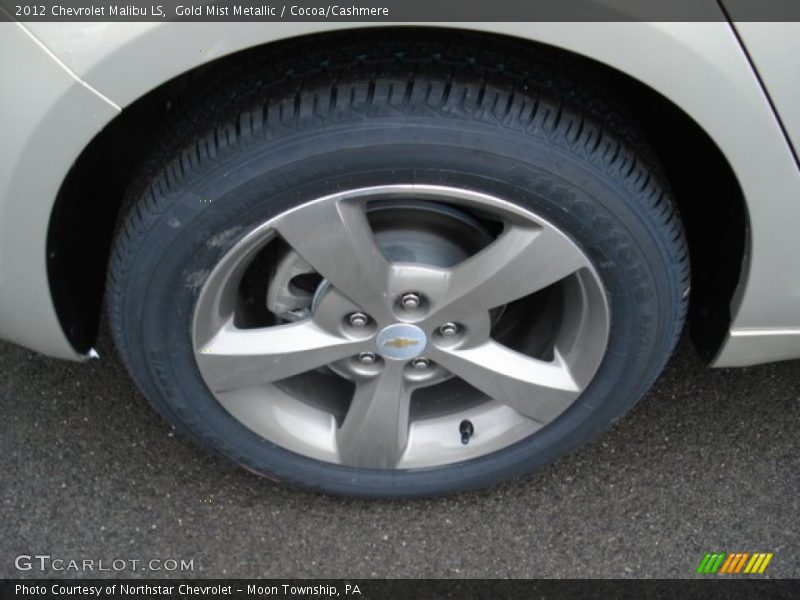 Gold Mist Metallic / Cocoa/Cashmere 2012 Chevrolet Malibu LS