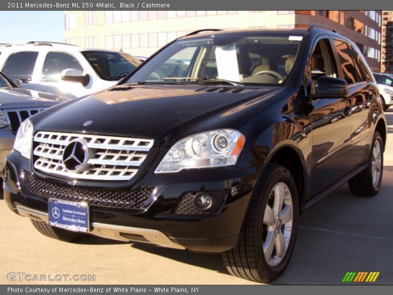 Black / Cashmere 2011 Mercedes-Benz ML 350 4Matic