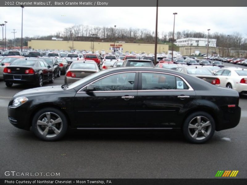 Black Granite Metallic / Ebony 2012 Chevrolet Malibu LT