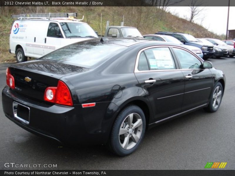Black Granite Metallic / Ebony 2012 Chevrolet Malibu LT