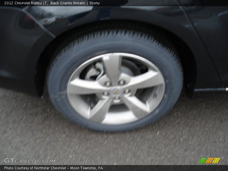 Black Granite Metallic / Ebony 2012 Chevrolet Malibu LT