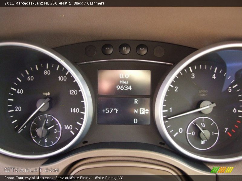 Black / Cashmere 2011 Mercedes-Benz ML 350 4Matic
