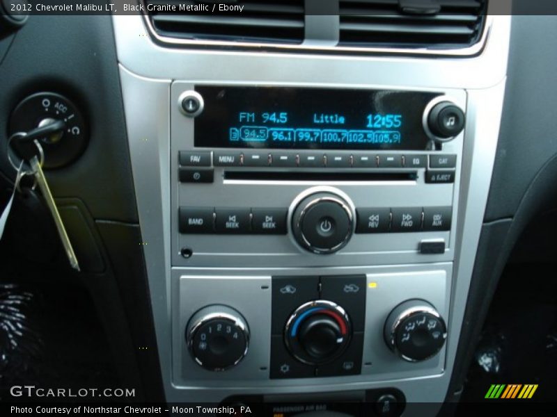 Black Granite Metallic / Ebony 2012 Chevrolet Malibu LT