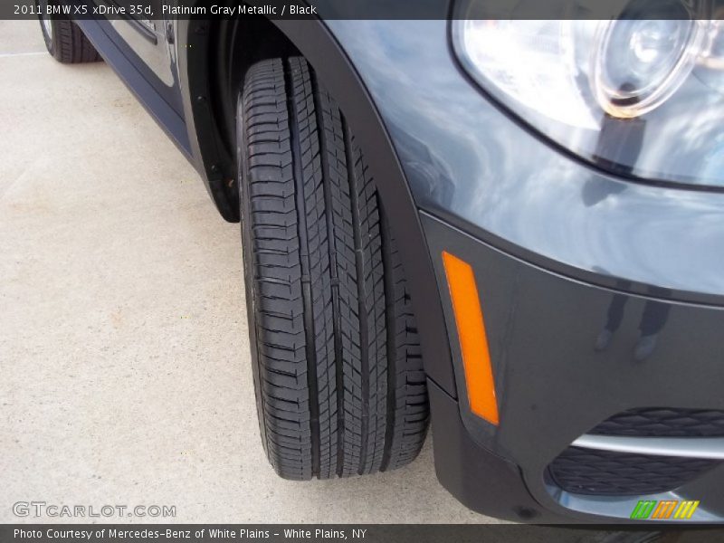 Platinum Gray Metallic / Black 2011 BMW X5 xDrive 35d