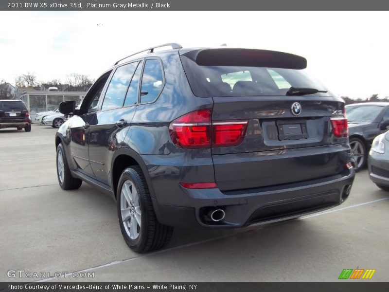 Platinum Gray Metallic / Black 2011 BMW X5 xDrive 35d
