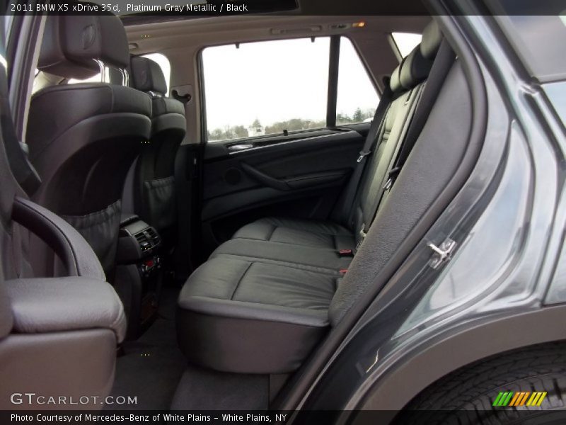 Platinum Gray Metallic / Black 2011 BMW X5 xDrive 35d
