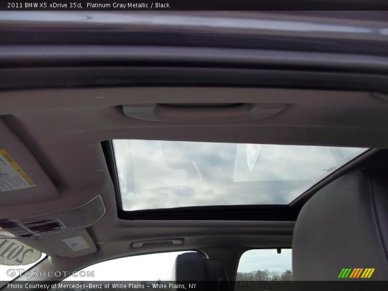 Platinum Gray Metallic / Black 2011 BMW X5 xDrive 35d