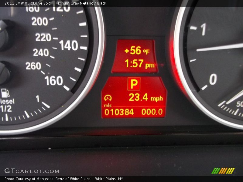Platinum Gray Metallic / Black 2011 BMW X5 xDrive 35d