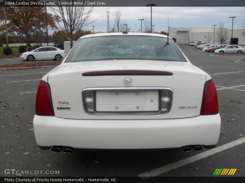 Cotillion White / Dark Gray 2004 Cadillac DeVille Sedan