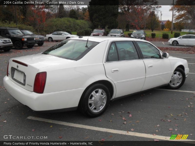 Cotillion White / Dark Gray 2004 Cadillac DeVille Sedan