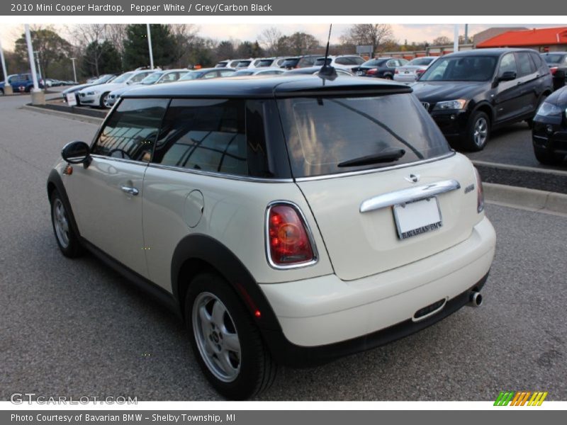 Pepper White / Grey/Carbon Black 2010 Mini Cooper Hardtop