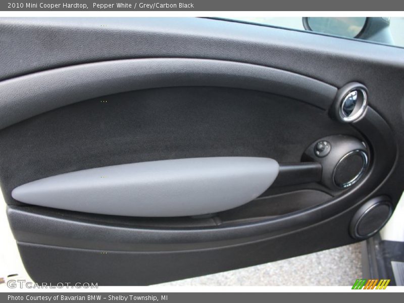 Pepper White / Grey/Carbon Black 2010 Mini Cooper Hardtop