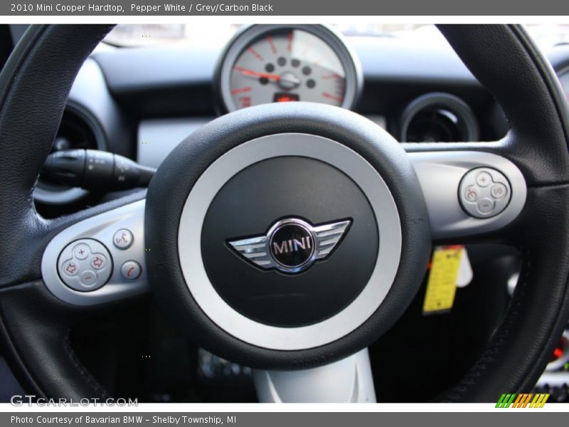 Pepper White / Grey/Carbon Black 2010 Mini Cooper Hardtop
