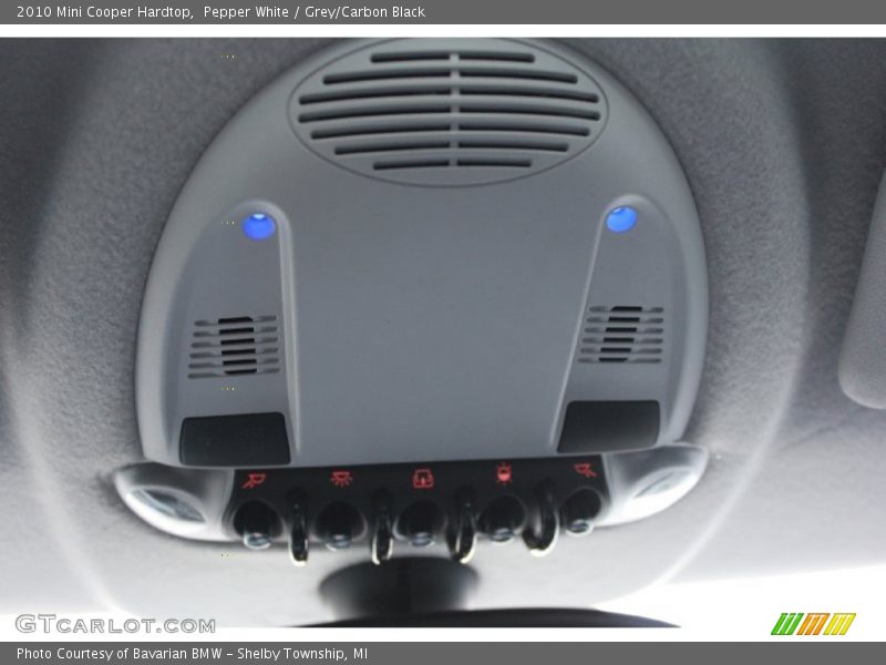 Pepper White / Grey/Carbon Black 2010 Mini Cooper Hardtop