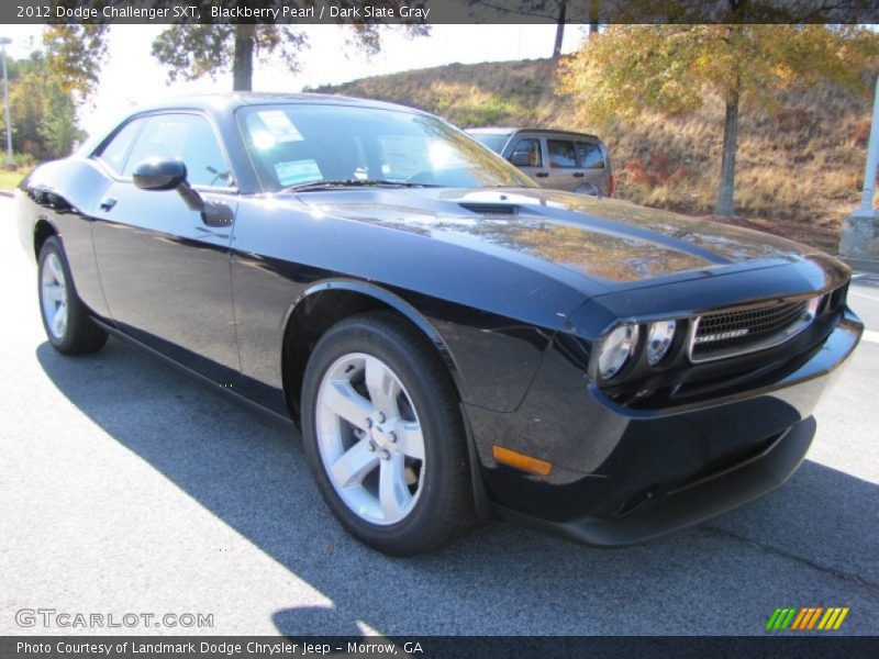 Blackberry Pearl / Dark Slate Gray 2012 Dodge Challenger SXT