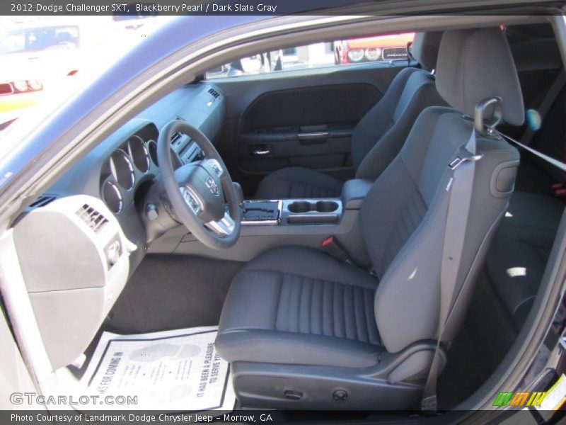 Blackberry Pearl / Dark Slate Gray 2012 Dodge Challenger SXT