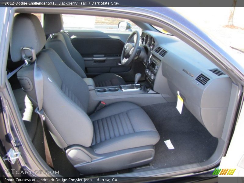 Blackberry Pearl / Dark Slate Gray 2012 Dodge Challenger SXT