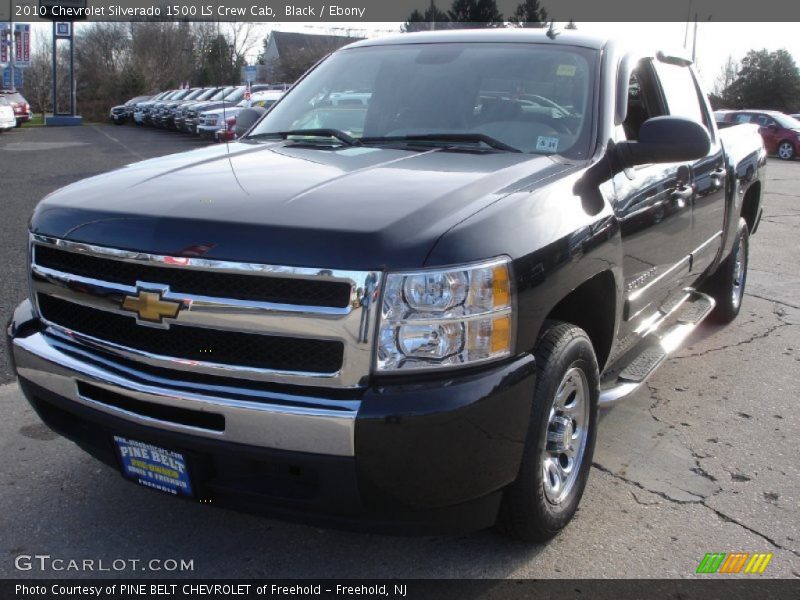 Black / Ebony 2010 Chevrolet Silverado 1500 LS Crew Cab