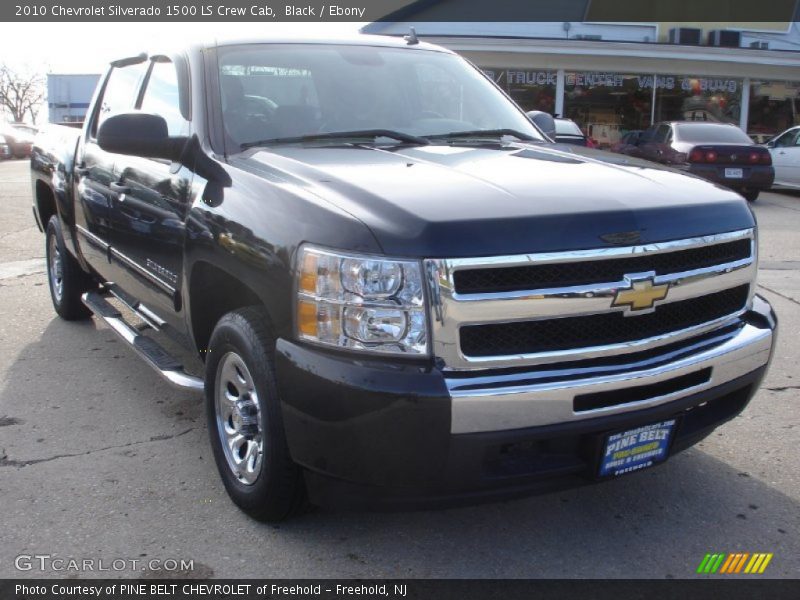 Black / Ebony 2010 Chevrolet Silverado 1500 LS Crew Cab