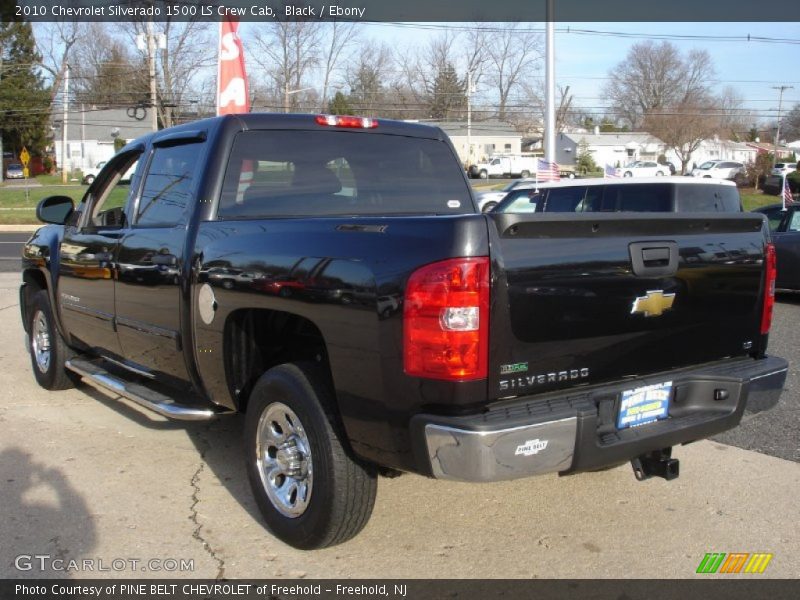 Black / Ebony 2010 Chevrolet Silverado 1500 LS Crew Cab