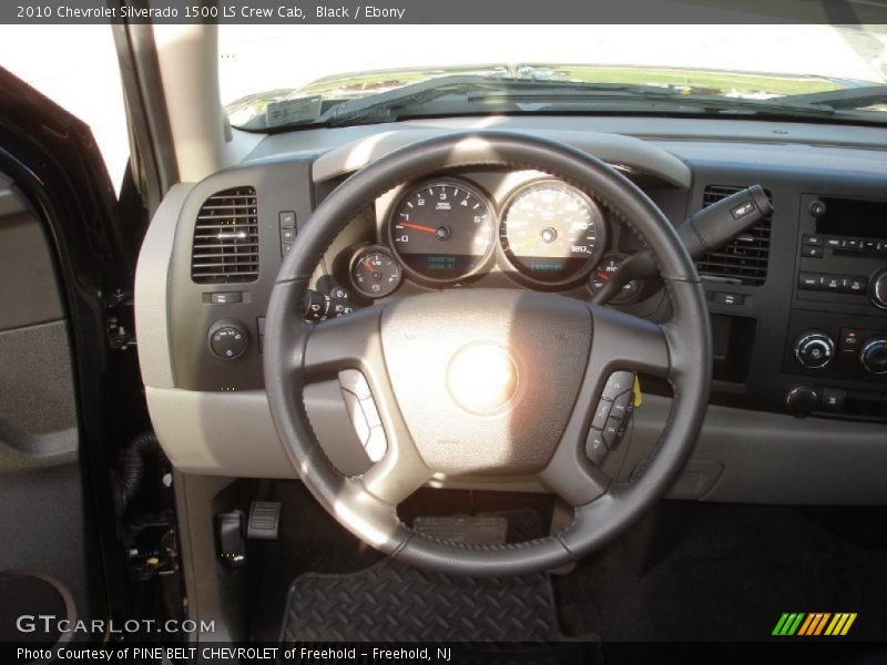 Black / Ebony 2010 Chevrolet Silverado 1500 LS Crew Cab