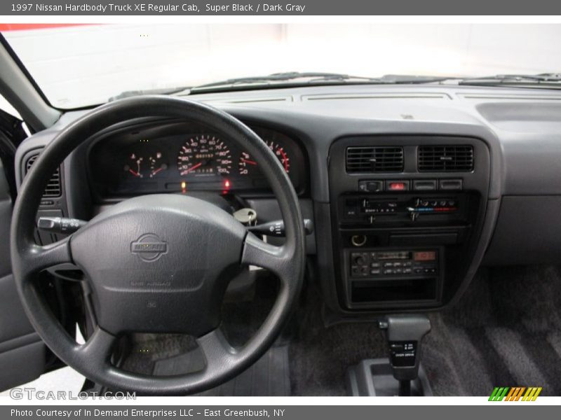 Super Black / Dark Gray 1997 Nissan Hardbody Truck XE Regular Cab
