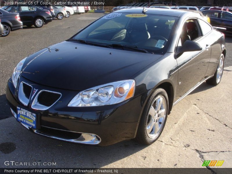 Carbon Black Metallic / Ebony 2009 Pontiac G6 GT Coupe