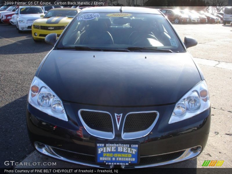 Carbon Black Metallic / Ebony 2009 Pontiac G6 GT Coupe