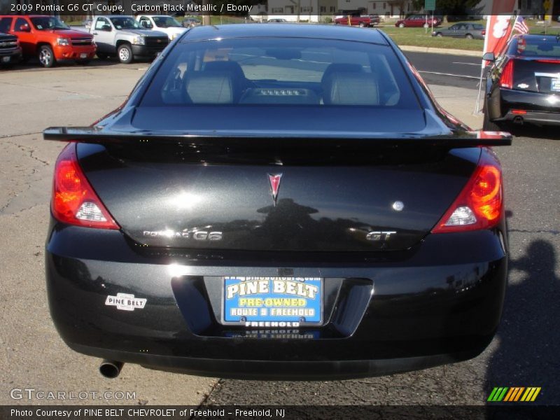 Carbon Black Metallic / Ebony 2009 Pontiac G6 GT Coupe