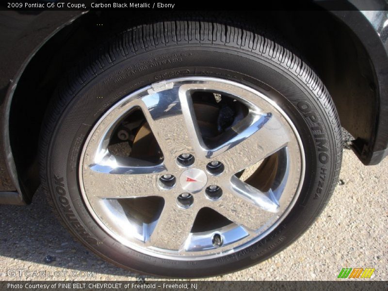 Carbon Black Metallic / Ebony 2009 Pontiac G6 GT Coupe