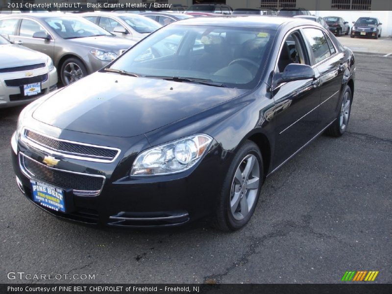 Black Granite Metallic / Ebony 2011 Chevrolet Malibu LT
