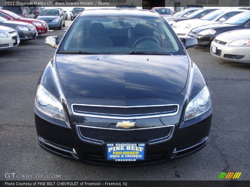Black Granite Metallic / Ebony 2011 Chevrolet Malibu LT