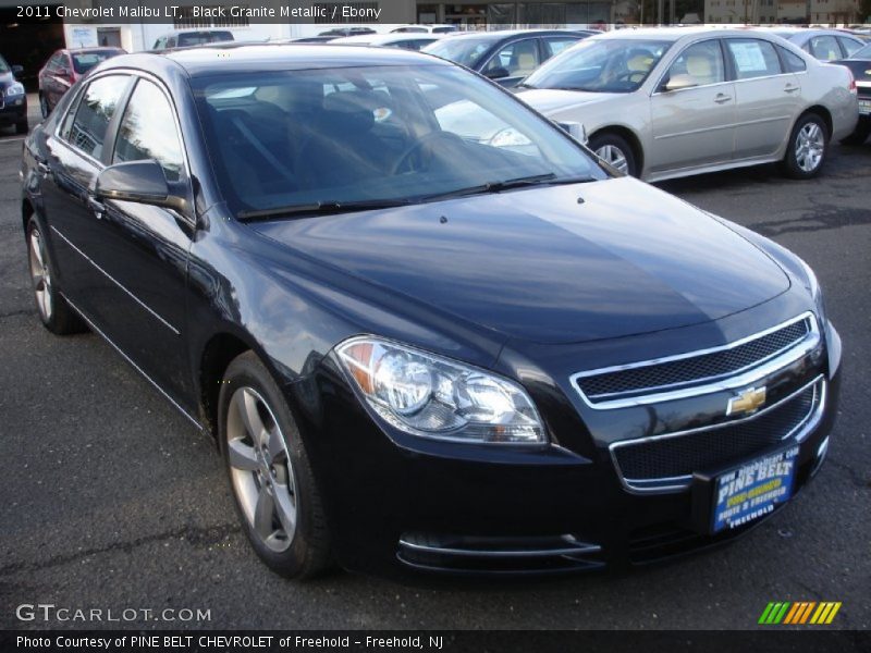 Black Granite Metallic / Ebony 2011 Chevrolet Malibu LT
