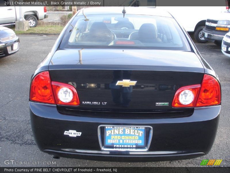 Black Granite Metallic / Ebony 2011 Chevrolet Malibu LT