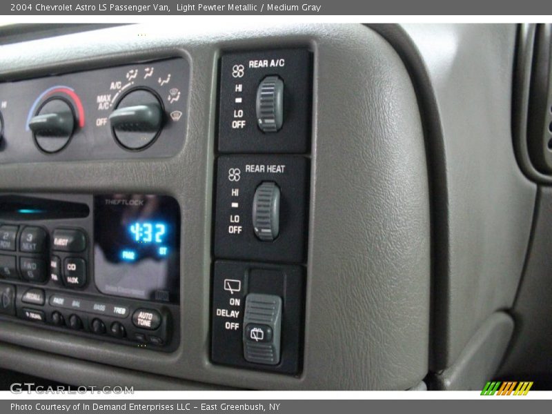 Controls of 2004 Astro LS Passenger Van
