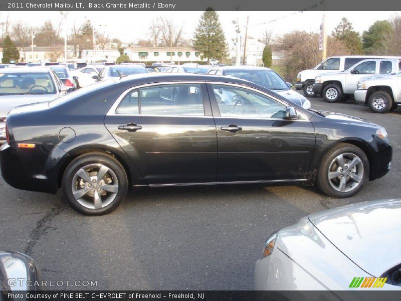 Black Granite Metallic / Ebony 2011 Chevrolet Malibu LT