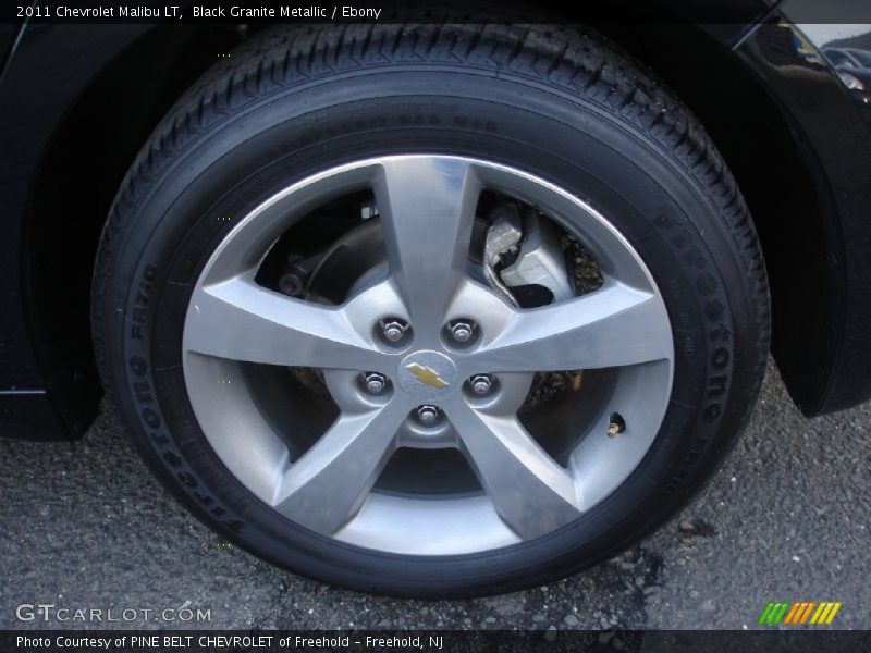 Black Granite Metallic / Ebony 2011 Chevrolet Malibu LT