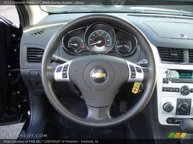 Black Granite Metallic / Ebony 2011 Chevrolet Malibu LT