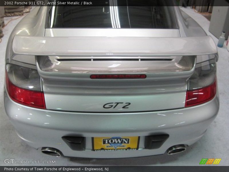 Arctic Silver Metallic / Black 2002 Porsche 911 GT2