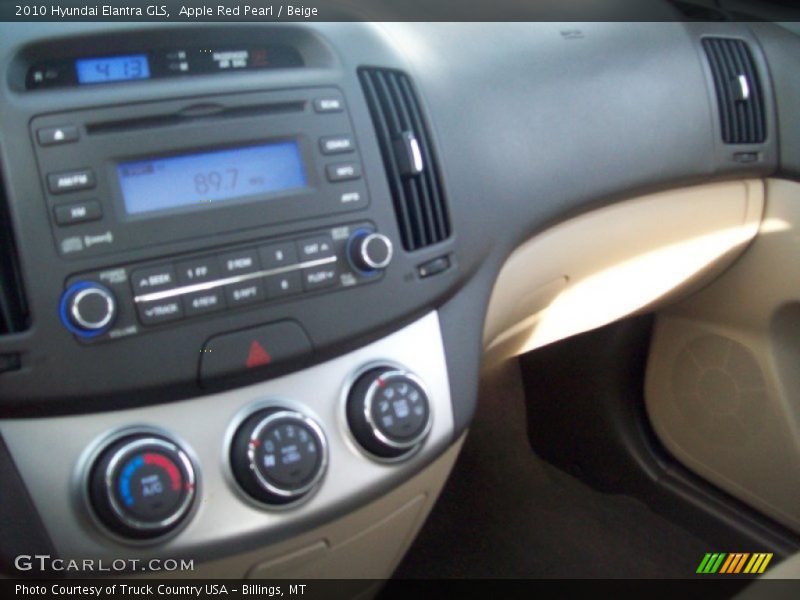 Apple Red Pearl / Beige 2010 Hyundai Elantra GLS