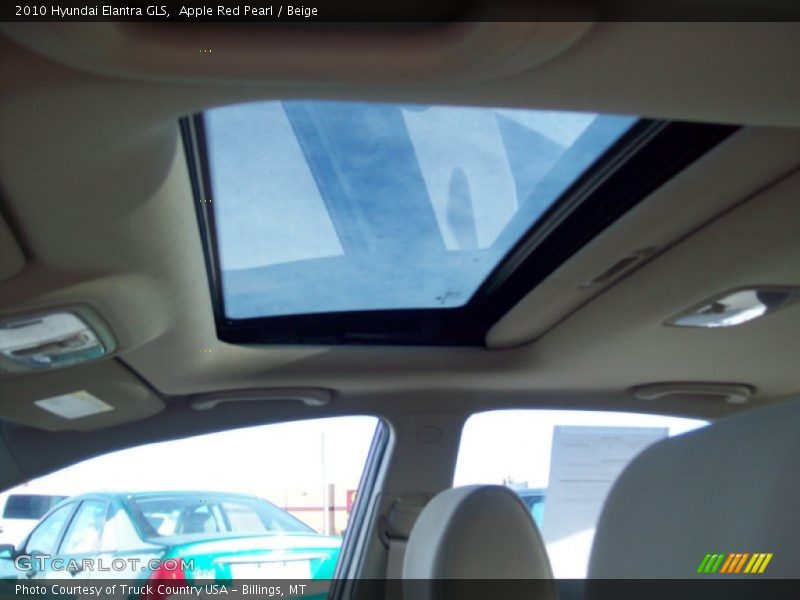 Apple Red Pearl / Beige 2010 Hyundai Elantra GLS