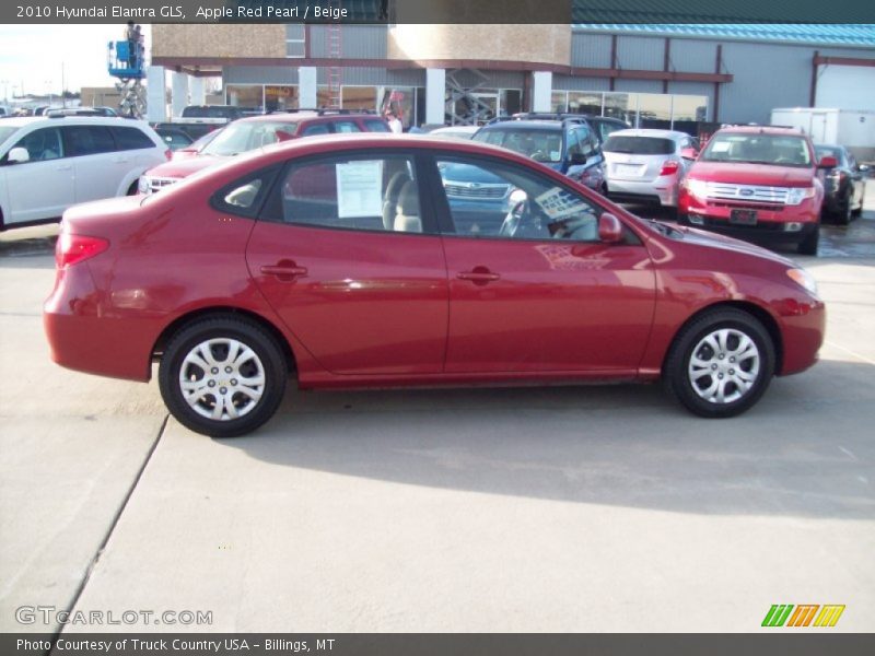 Apple Red Pearl / Beige 2010 Hyundai Elantra GLS