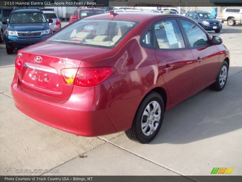 Apple Red Pearl / Beige 2010 Hyundai Elantra GLS