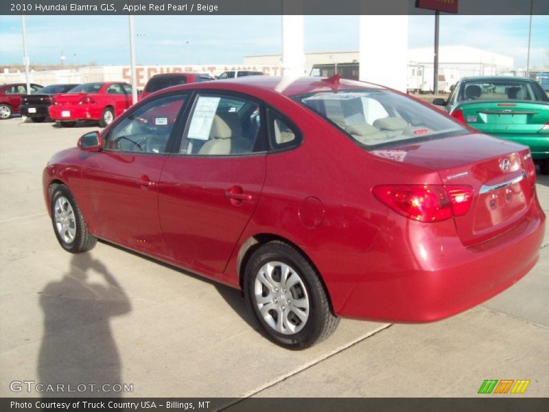 Apple Red Pearl / Beige 2010 Hyundai Elantra GLS