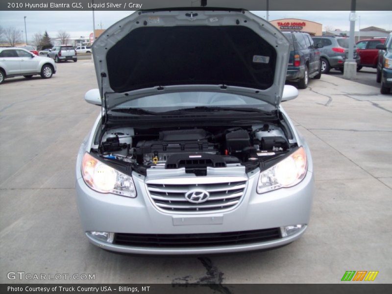 Liquid Silver / Gray 2010 Hyundai Elantra GLS