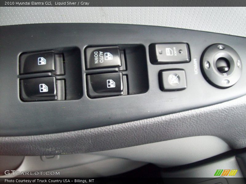 Liquid Silver / Gray 2010 Hyundai Elantra GLS
