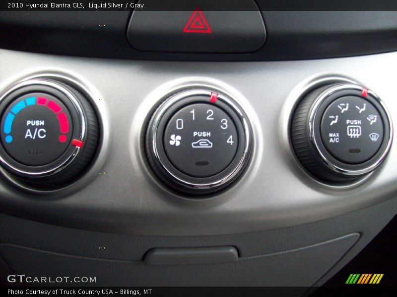 Liquid Silver / Gray 2010 Hyundai Elantra GLS