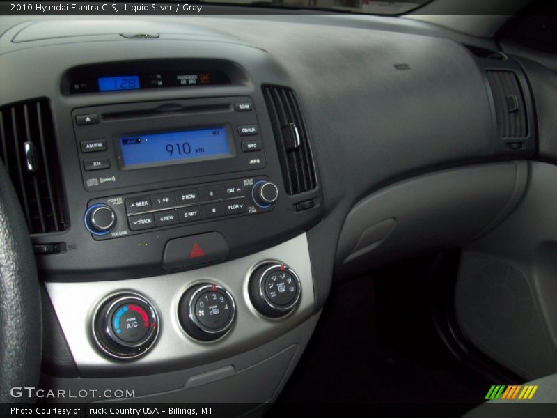 Liquid Silver / Gray 2010 Hyundai Elantra GLS