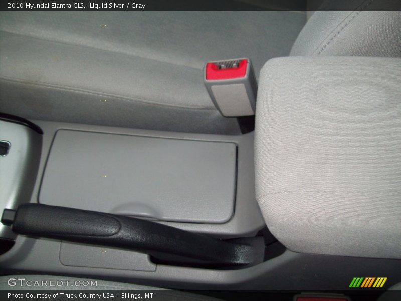 Liquid Silver / Gray 2010 Hyundai Elantra GLS