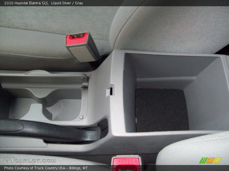 Liquid Silver / Gray 2010 Hyundai Elantra GLS